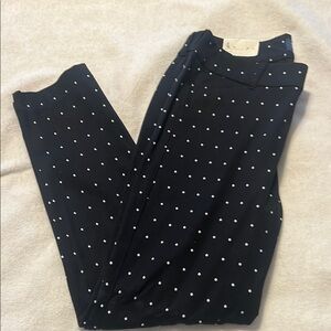 Old navy Polka Dot ankle length pixie pants